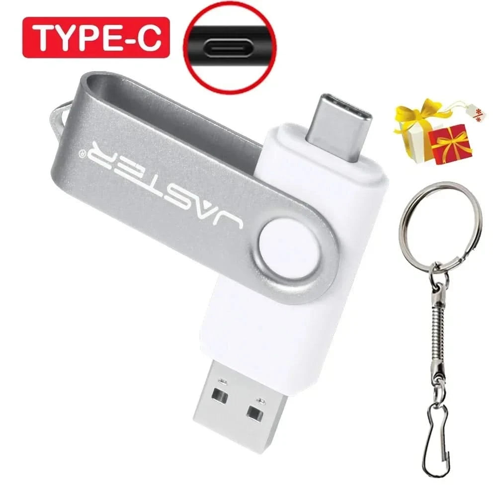 64GB/128GB USB 3.0 Pen Drive - Free Keychain, Business Gift