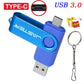 128GB USB 3.0 Typ-C Flash-Laufwerk – High-Speed-USB-Stick mit Schlüsselanhänger