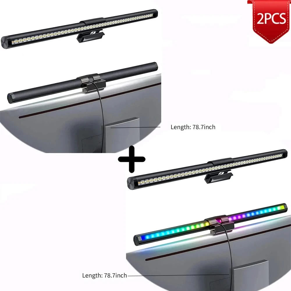 LED Monitor Light Bar RGB Dimming Screen Lamp for Work & Gaming