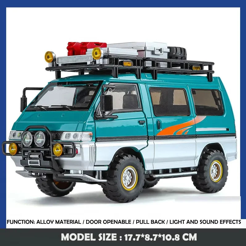 1/24 Mitsubishi Delica Alloy Off-road Vehicle Diecast Toy Model