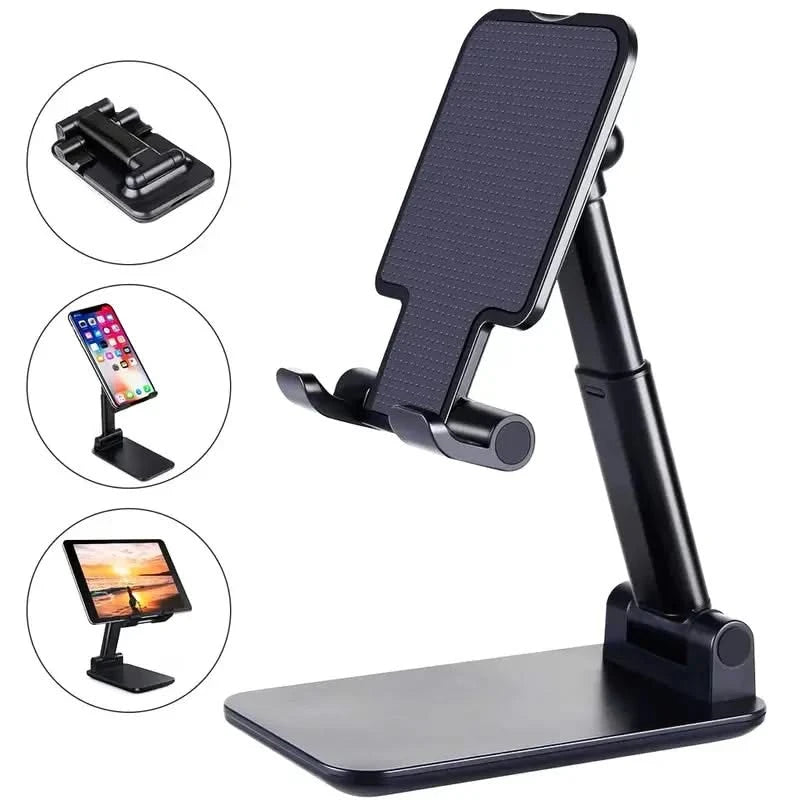 Adjustable Phone & Tablet Stand – Universal Desk Holder for Smartphones and Tablets