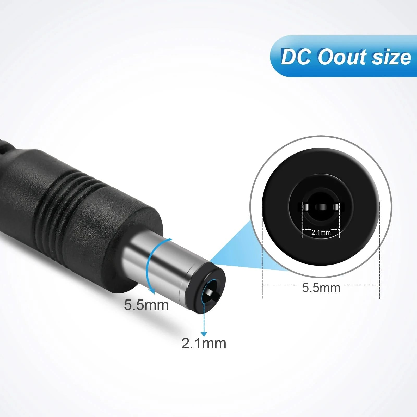Universal 12V Power Adapter – 1A to 8A Charger for LED Lights and CCTV