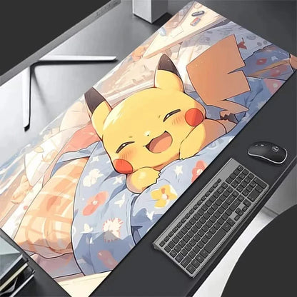 Pikachu Gaming Mauspad 900x400 XXL Gummiunterlage für PC & Tastatur