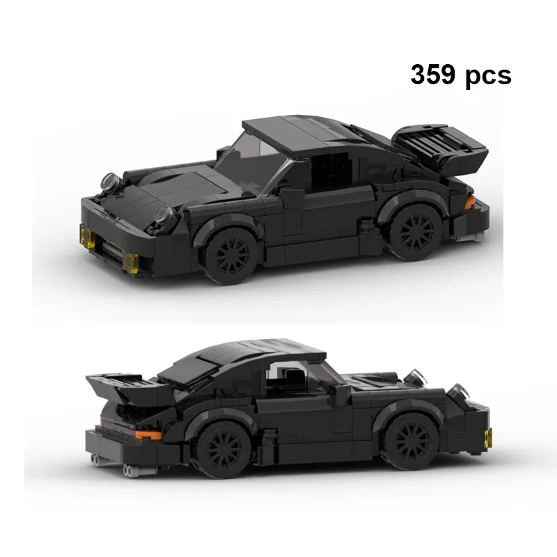 City Speed Champion Car Racing Building Blocks – MOC Garage Vehicle Toy