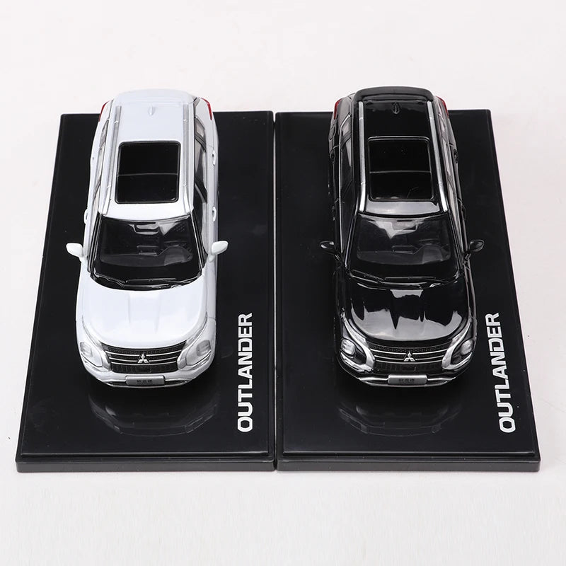On sale 1:43 Outlander SUV Black/White Alloy Model Car