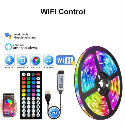 Bluetooth LED Strip Lights – RGB TV Backlights & Home Decor Lighting