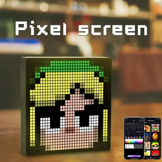 LED Pixel Display Nightlight – Smart APP Control, DIY Text & Animation