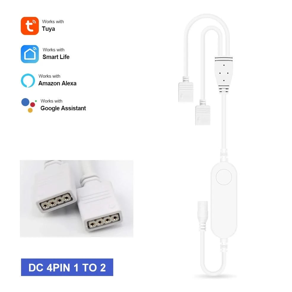 Tuya Smart RGB LED Light Strip – WiFi Controller for Alexa & Google Home