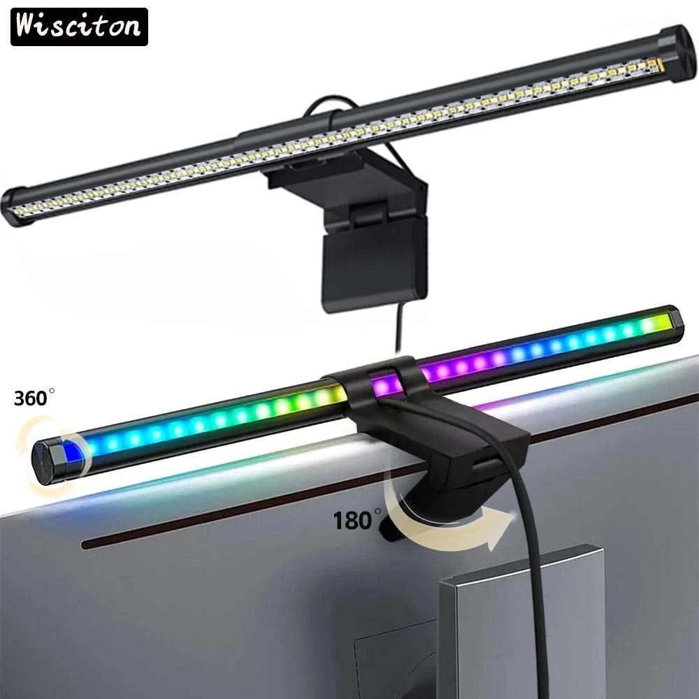 LED Monitor Light Bar RGB Dimming Screen Lamp for Work & Gaming