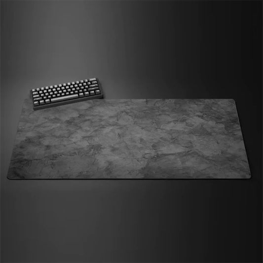 Gray XXL Mouse Pad 900x400mm – Overlocked Gaming Desk Mat
