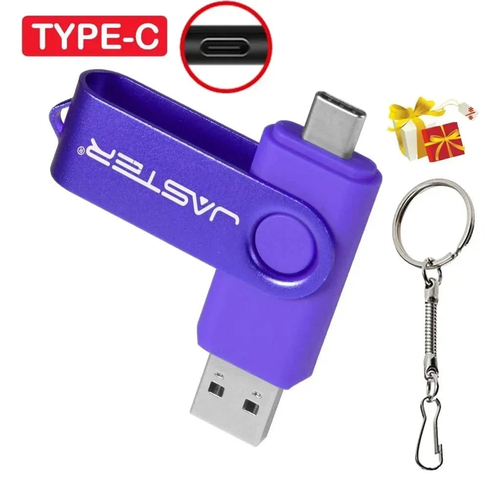 64GB/128GB USB 3.0 Pen Drive - Free Keychain, Business Gift