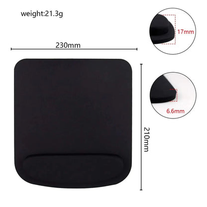 Memory Foam Handgelenkauflage Mauspad – Ergonomisch, superfaserig für Büro & Gaming