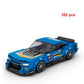 City Speed Champion Rennwagen Bausteine – MOC Garage Fahrzeug Spielzeug