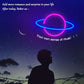 Planet Neon Sign Light – Pink or White USB and Battery LED Wall Decor