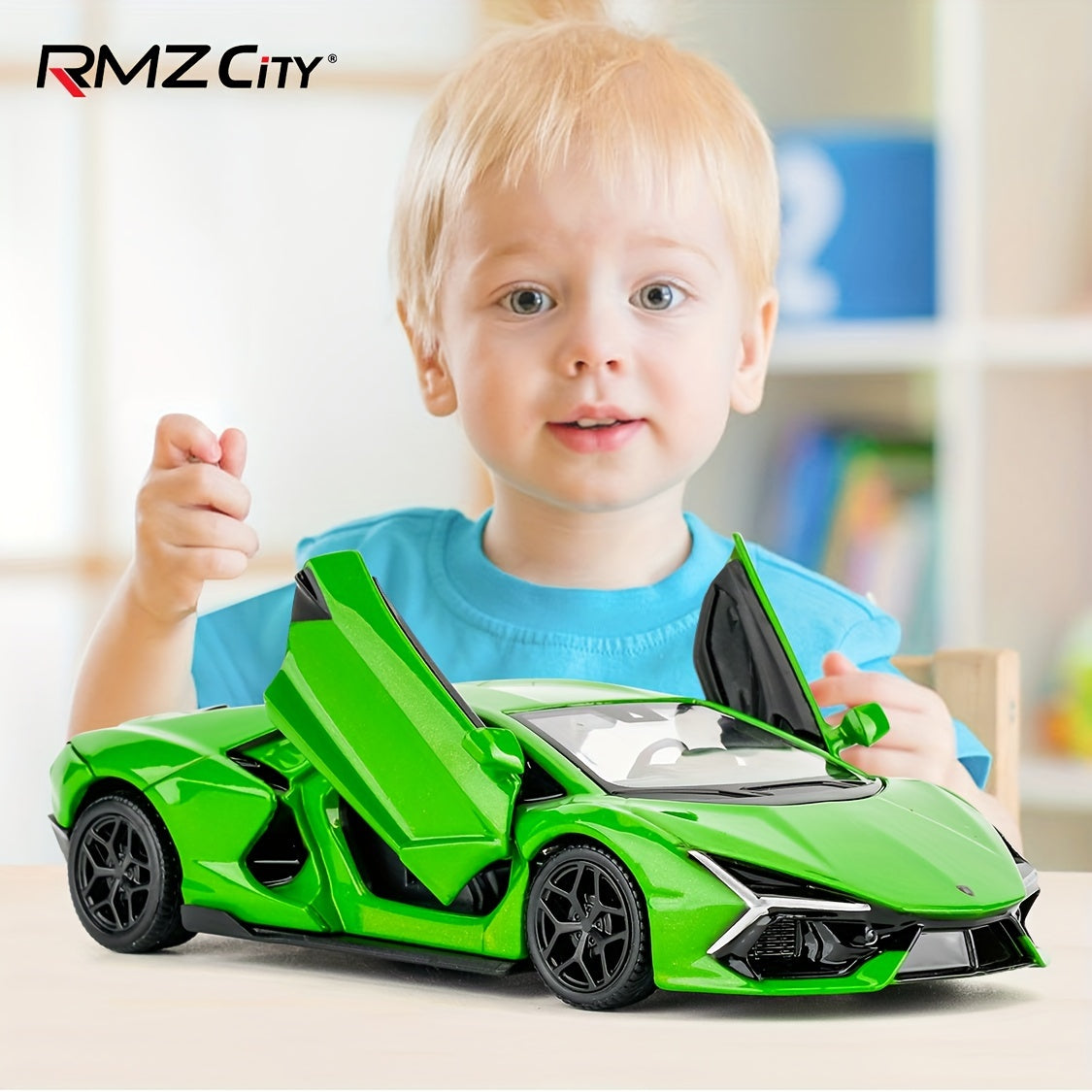 RMZCITY 1:36 Lamborghini Reventón - Alloy Pull Back Car w/ Opening Doors