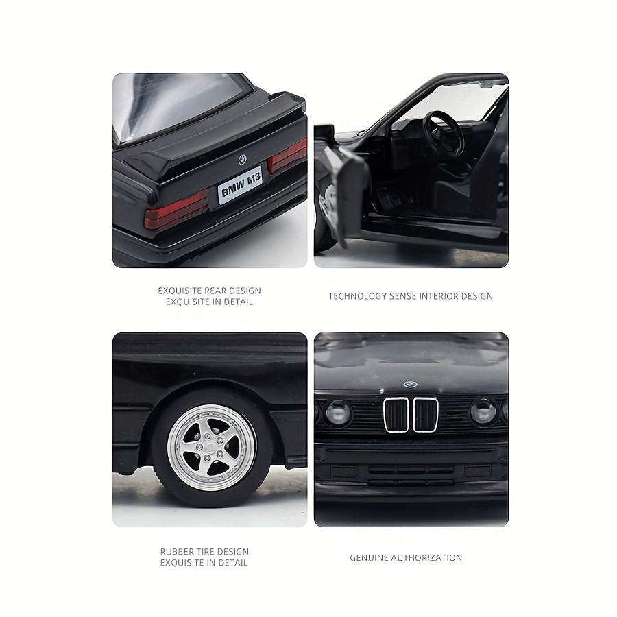 RMZ 1:36 Scale BMW M3 Alloy Car Model – Pull-Back Toy with Opening Doors