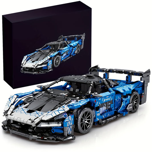 1404pcs 1:14 Sports Car Building Kit - MOC Racing Model for Adults