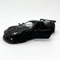 MAKEDA Corvette C6-R Schwarz Legierung Spielzeugauto mit Rückzugfunktion – Tür zum Öffnen, Geschenk