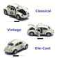 1:32 Vintage Die-Cast Rennwagen-Spielzeug – Klassisches Rückzugsmodell für Kinder