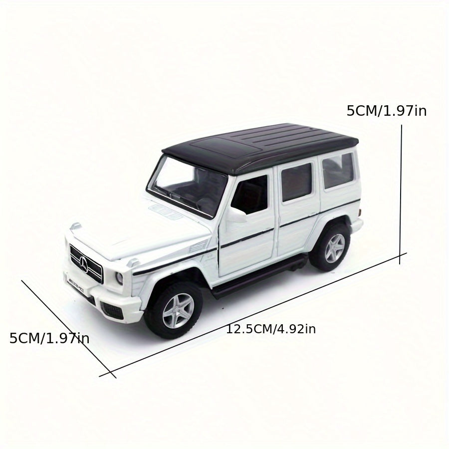 1:36 Scale Golden Mercedes-AMG G63 Off-Road Vehicle – Inertia Toy for Boys