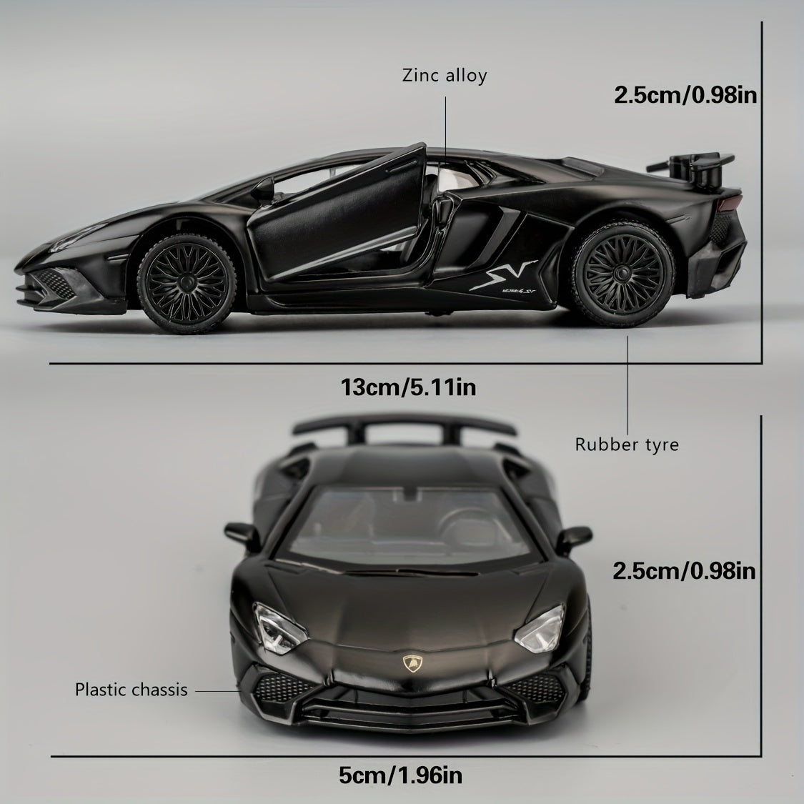 RMZCITY 1/36 Aventador LP700-4 - Alloy Pull Back Car Model