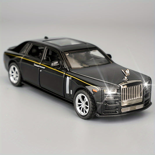 1:36 Zinc Alloy Phantom Model Toy Car – Pull-Back with Sound & Light