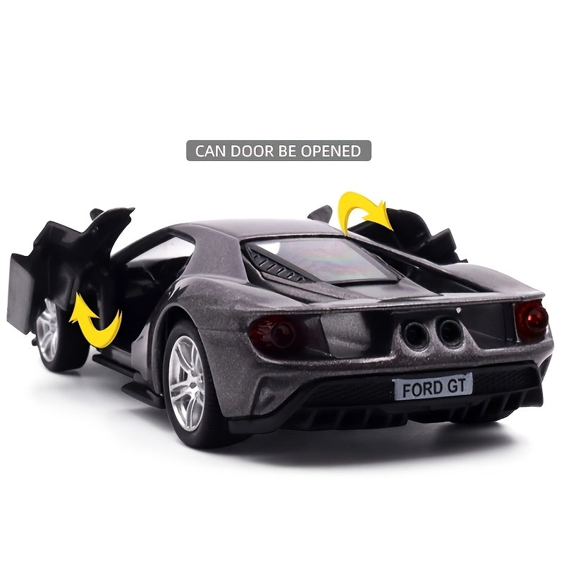 Ford GT Pull-Back Metal Car Model – MAKEDA Collectible Toy Gift