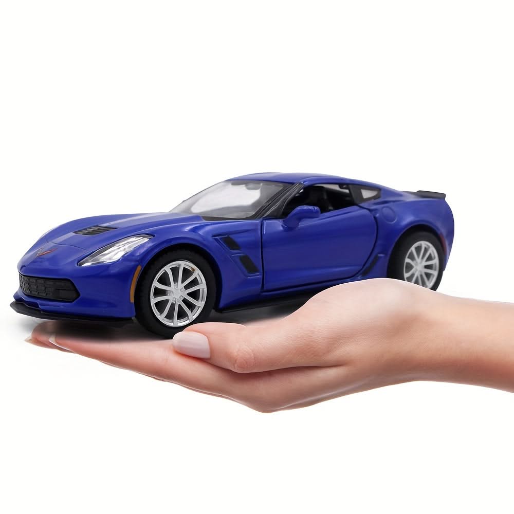 1:36 Alloy Chevrolet Corvette Grand Sport – Die-Cast Toy Car Model for Boys & Collectors