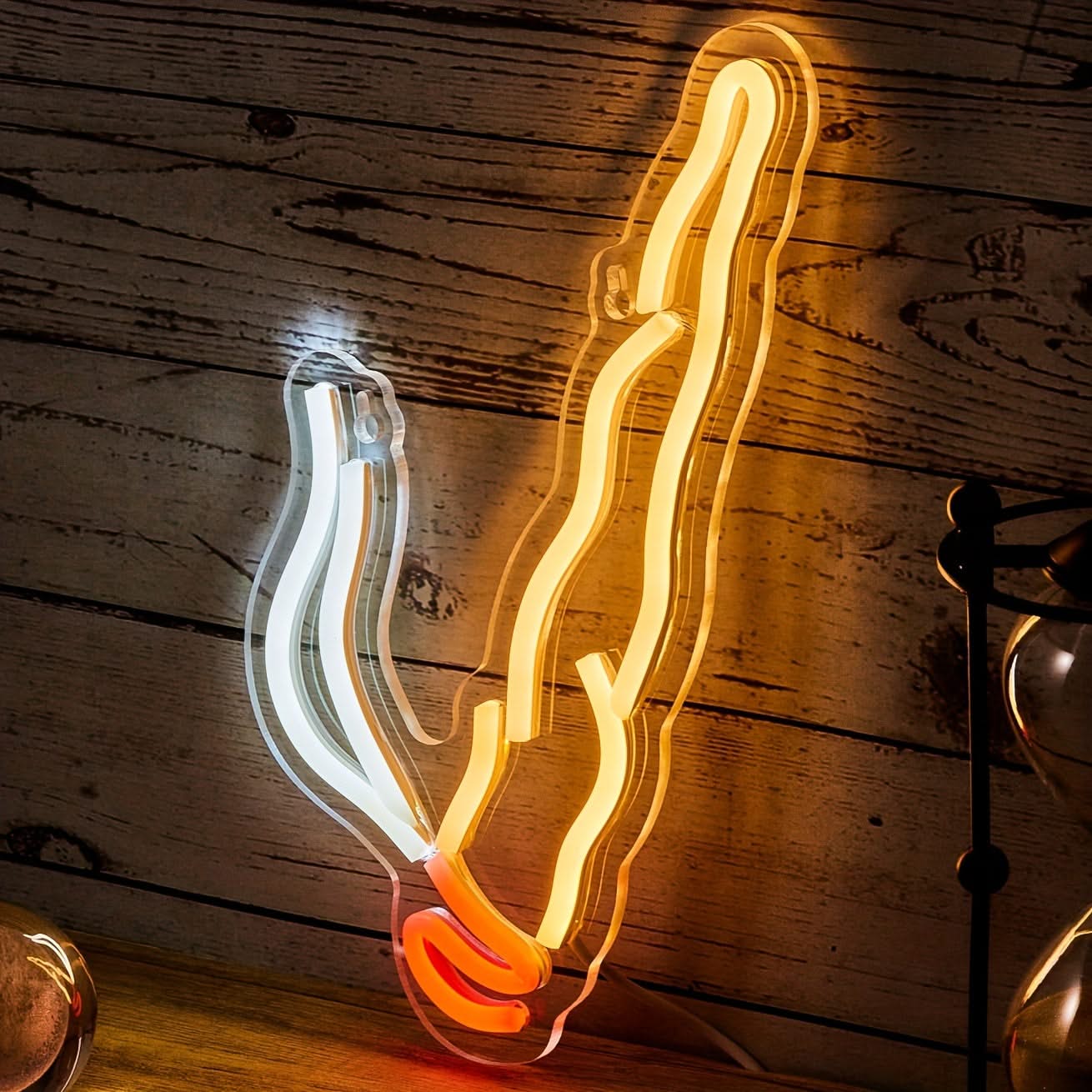 Cigarette LED Neon Light – USB Powered Wall Hanging for Bedroom and Bar Decor