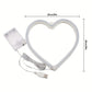 Pink Heart-Shaped Neon LED Sign for Girls Room Decor