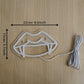 Fangs Neon Sign – USB LED Wall Light for Man Cave, Gothic, or Halloween Decor