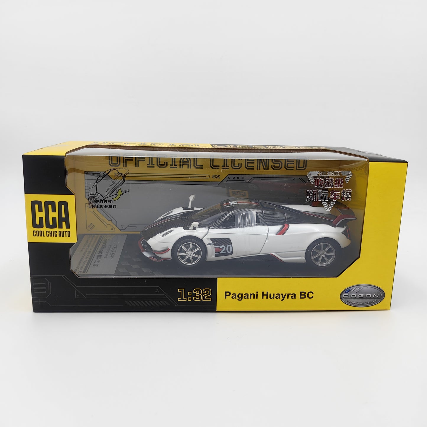 1:32 Pagani Huayra BC Alloy Model – Sound & Light Toy Sports Car