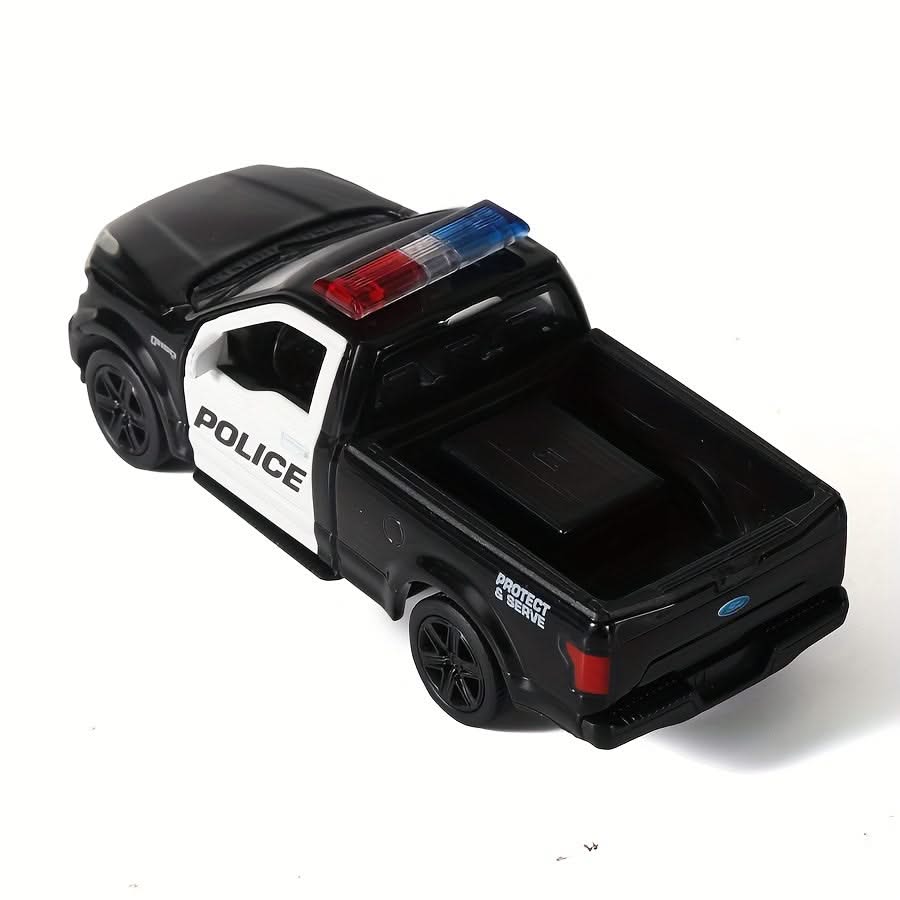RMZ 1:36 Alloy Ford Pickup Truck Police Car Model – Pullback Toy, Kids Gift