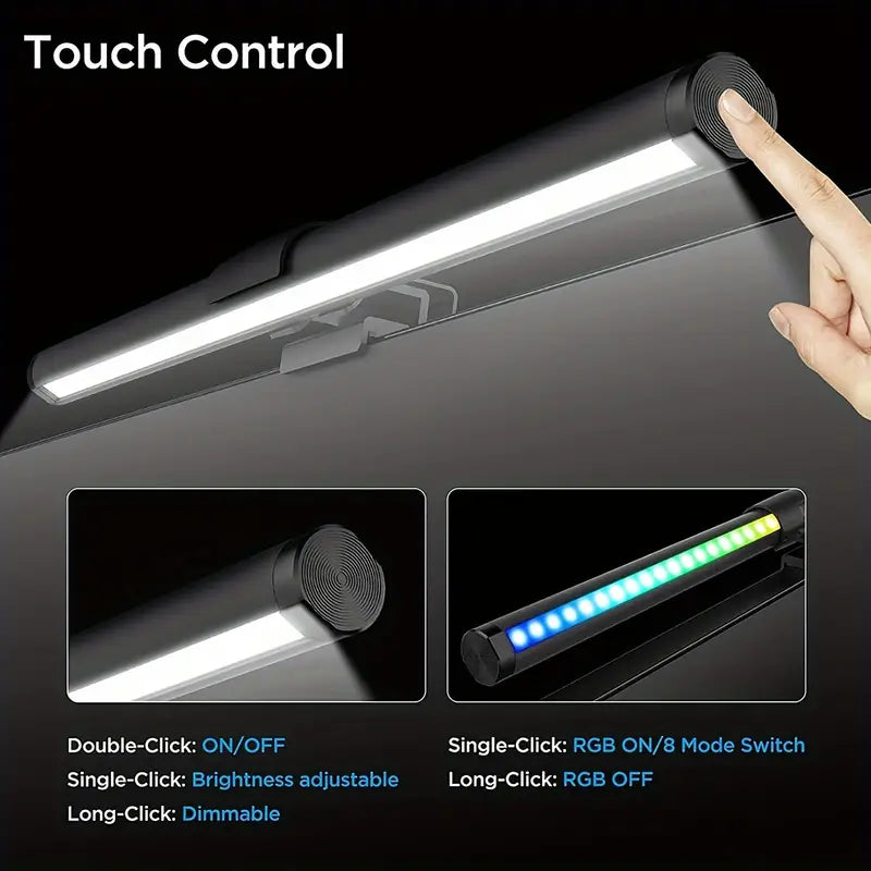Hanging LED Screen Lamp - Eye Care, Aluminum Design