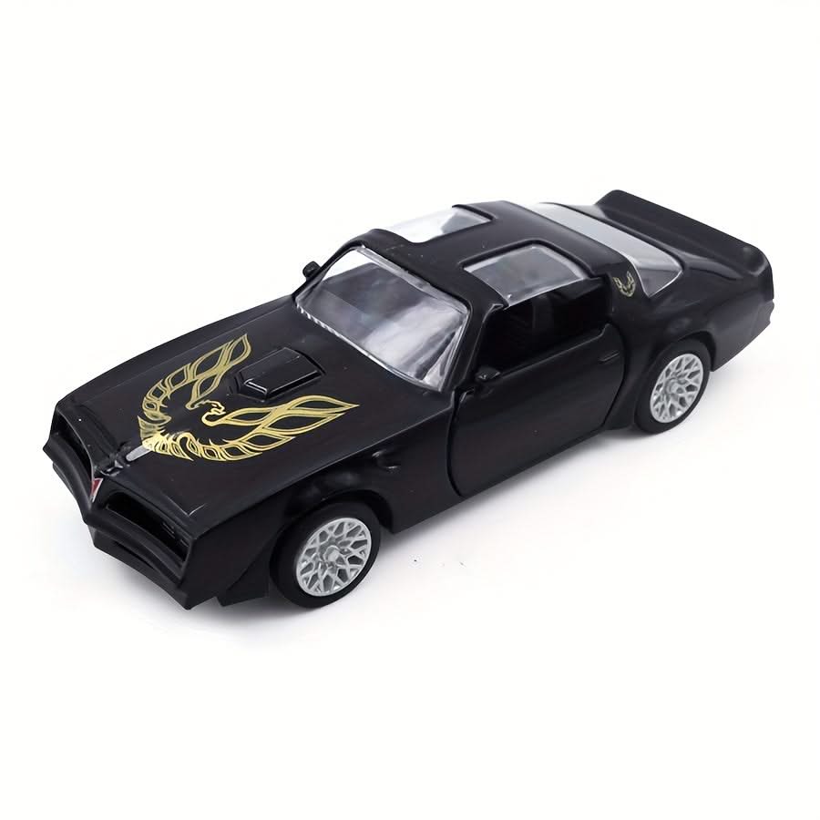 1:36 Scale Golden Porsche 911 & Pontiac Firebird Sports Car Model – Toy Gift for Car Enthusiasts