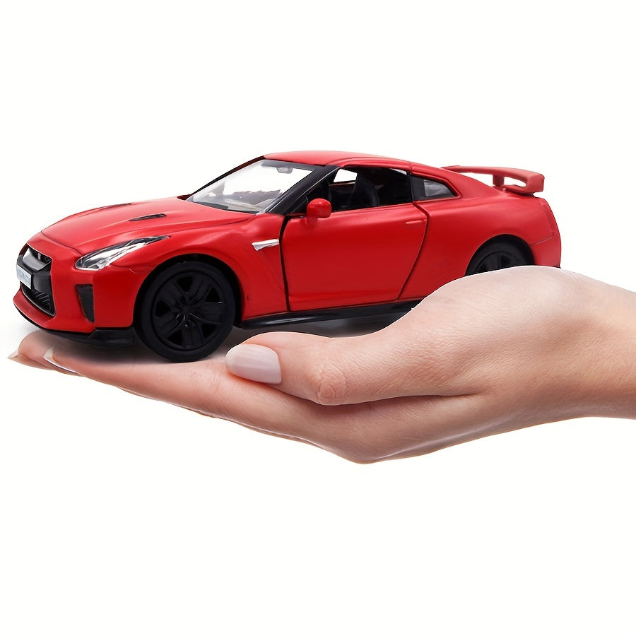 1:36 Alloy Nissan GT-R (R35) Sports Car Model – Die-Cast Toy with Return Force