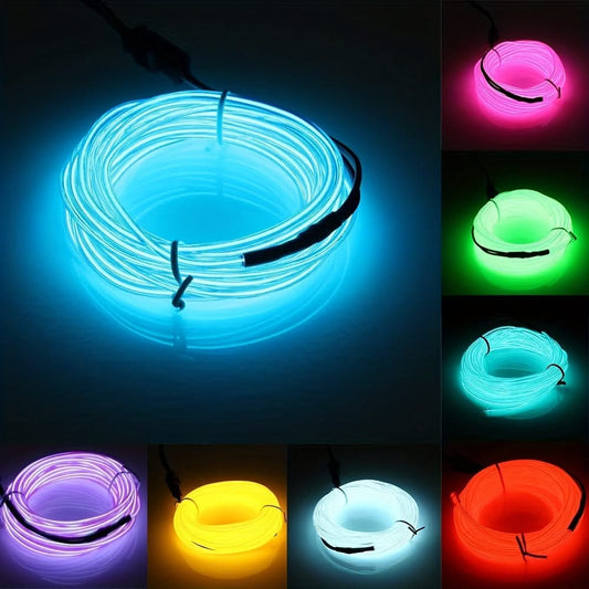 5m Flexible Neon EL Wire for Party and Holiday Decoration