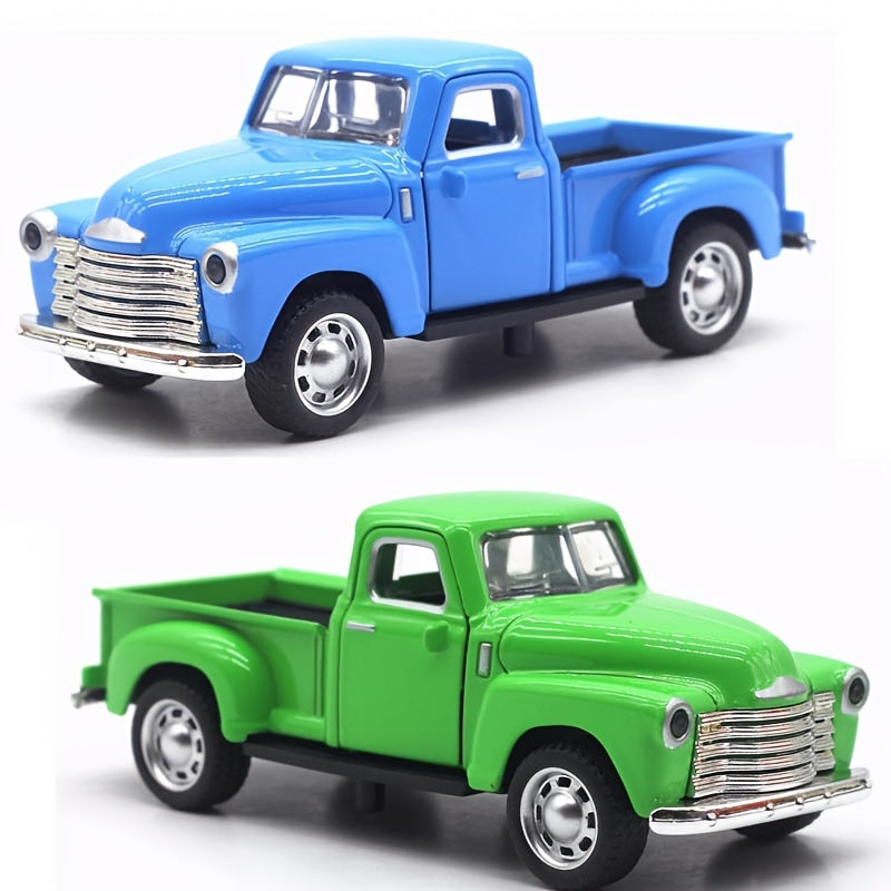 1:32 Alloy Vintage Pickup Truck Model – Boys' Toy with Pendulum Parts