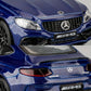 RMZCITY 1:36 Benz C63 S AMG Automodell, Diecast Pull Back Modellauto, Türen öffnen sich, Sammlerstück für Kinder ab 3 Jahren, Geschenk Blau
