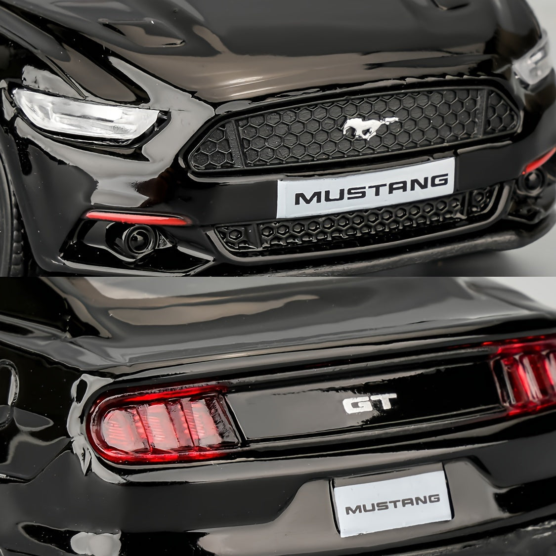 RMZCITY 1/36 Ford Mustang Police Car - Zinc Alloy Pull Back Toy