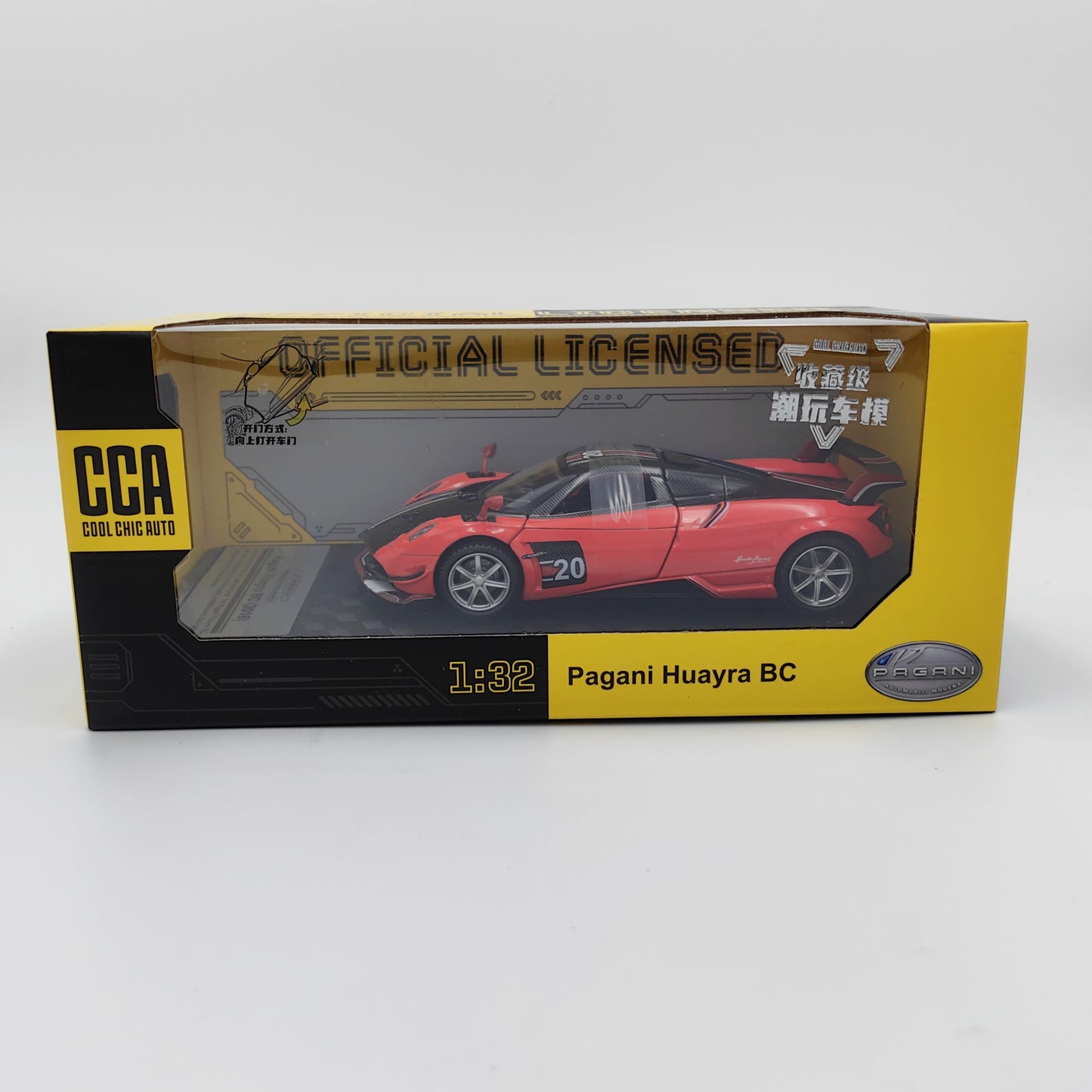 1:32 Pagani Huayra BC Alloy Model – Sound & Light Toy Sports Car