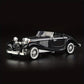 Oldtimer Cabrio Modell 1:32 - Legierungsspielzeug mit funktionierenden Türen
