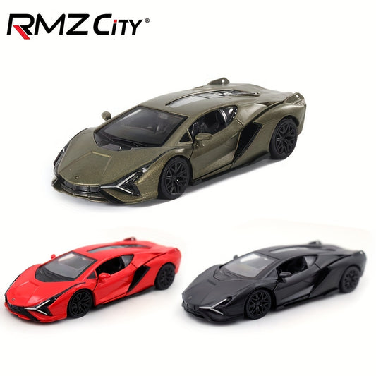 RMZ 1:36 Alloy Lamborghini Lightning Racing Car – Backforce Toy for Boys