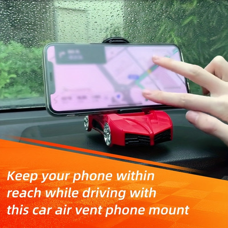 Car Phone Holder Stand – Fast Car Design with Navigation Mount & Aromatherapy