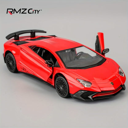 RMZCITY 1:36 Aventador LP700-4 Die-Cast Automodell – Rückziehauto für Kinder