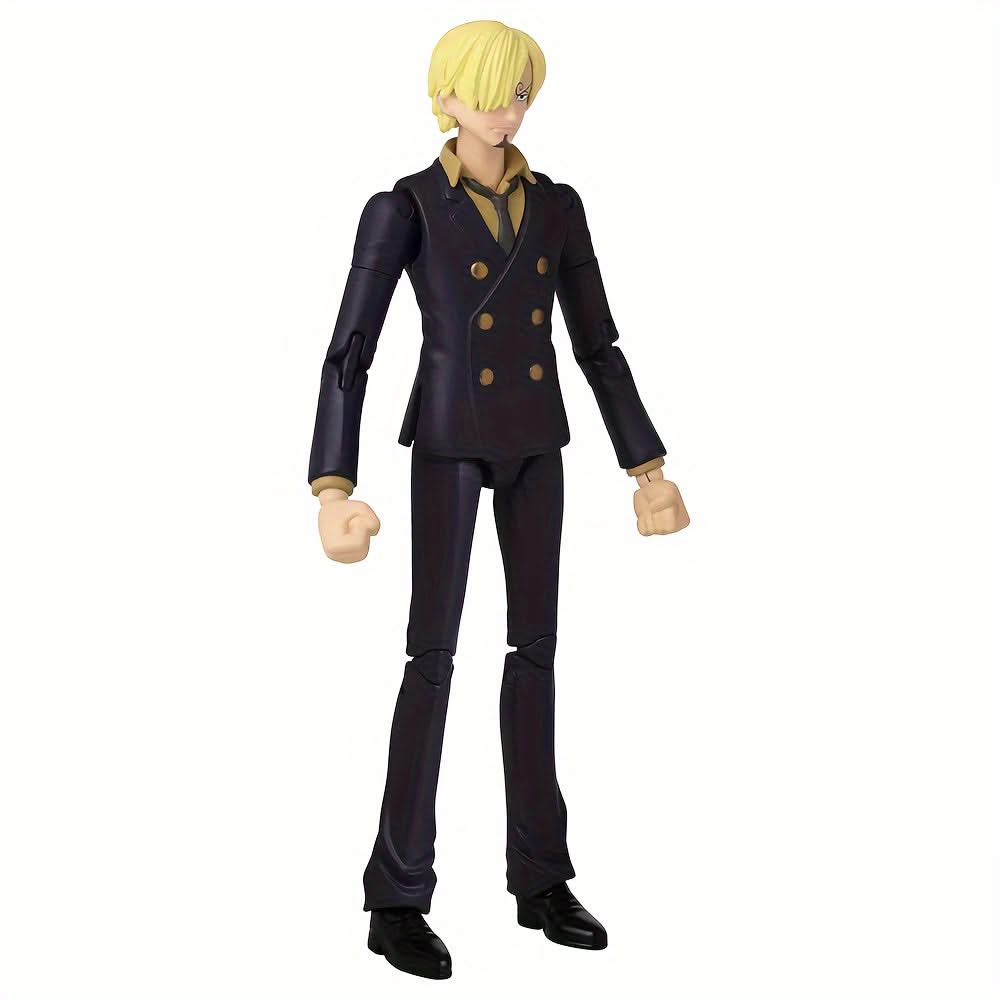 BANDAI One Piece Sanji Anime Figure - Movable Doll Model for Fans