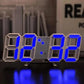 1 St. 3D-LED-Digitaluhr, LED-Schlafzimmeruhr für die Heimdekoration